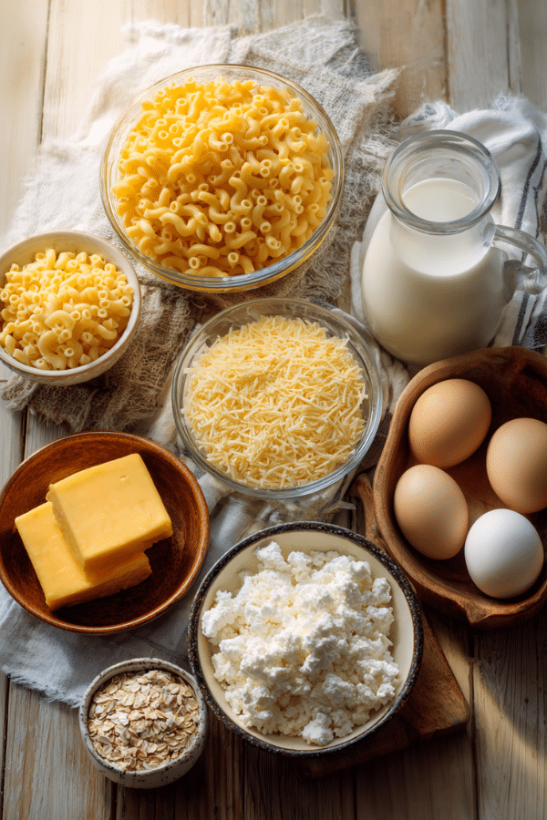 Ingredients for the Creamiest Homemade Mac and Cheese Recipe