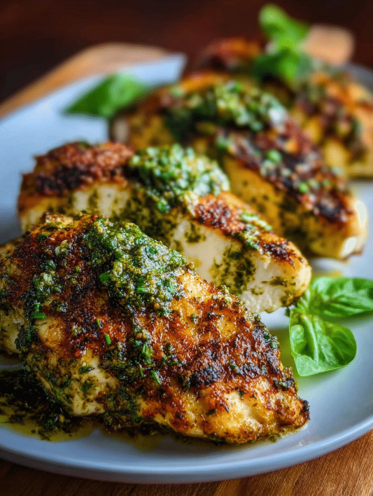 Best Ever Air Fryer Pesto Chicken