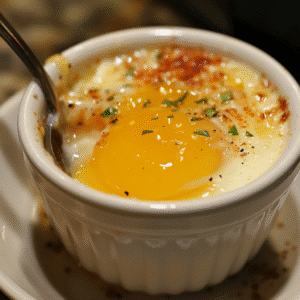 Gently scoop out the egg with a spoon. Drain excess water and serve with salt, pepper, or optional toppings.