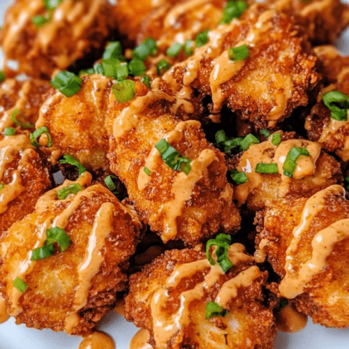 Air fryer bang bang chicken recipe crispy creamy sauce