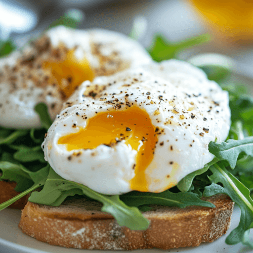 Poached egg in air fryer ramekin – Air Fryer Poached Eggs Recipe