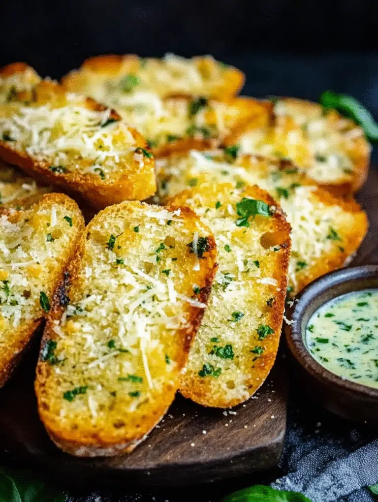 cheesy garlic flatbread bites in the air fryer served on a board