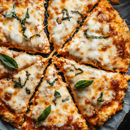 Chicken crust pizza recipe baked in air fryer
