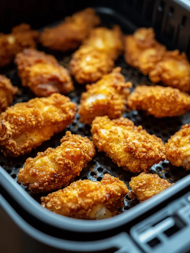 Air fryer chicken cooking for bang bang recipe