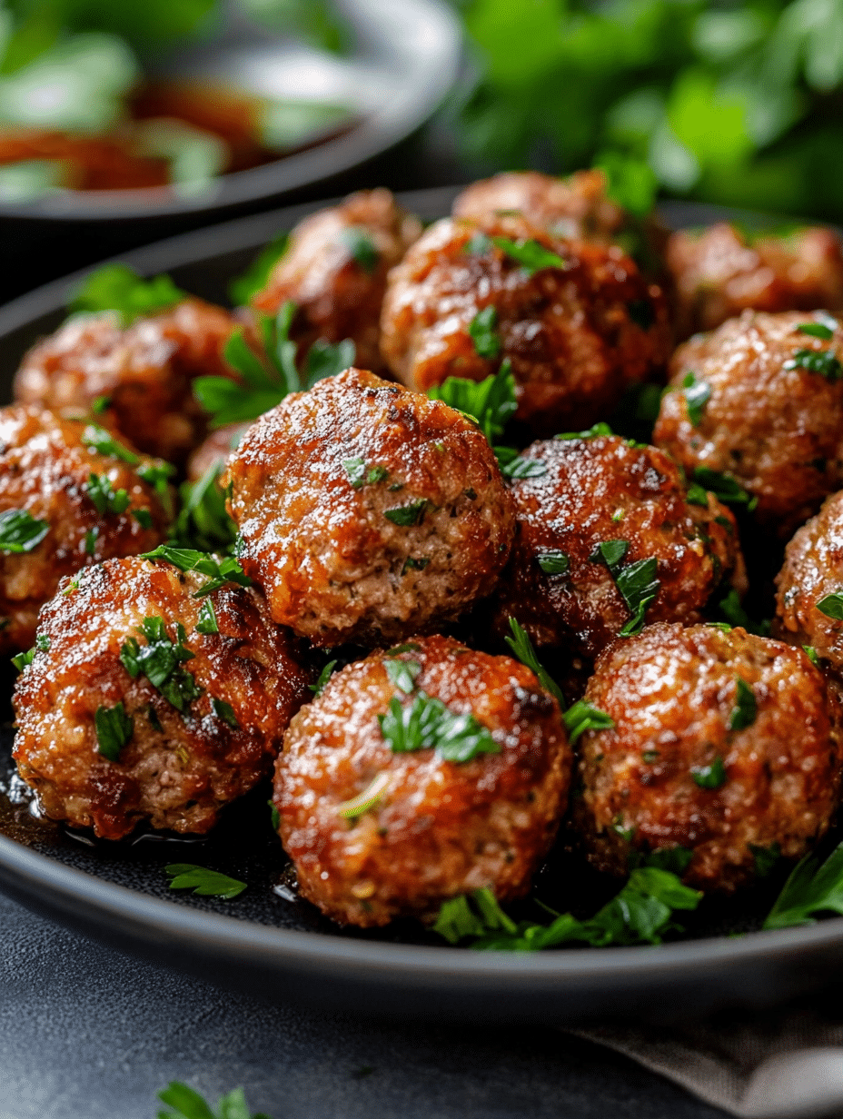 keto air fryer beef meatballs crispy and juicy