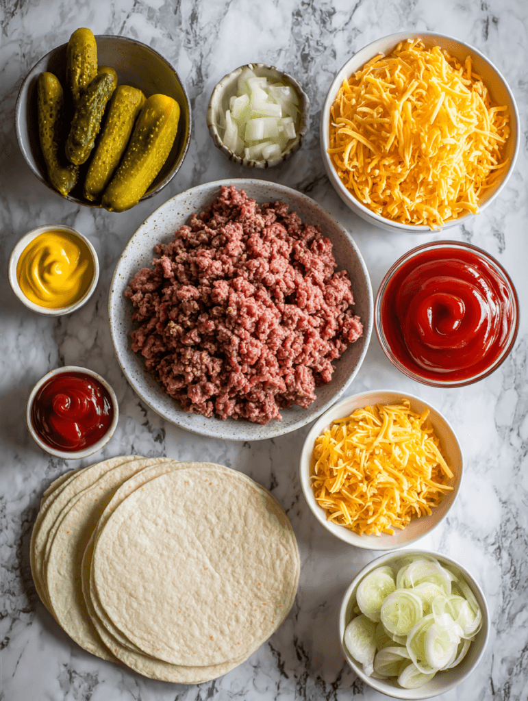 keto cheeseburger egg roll ingredients