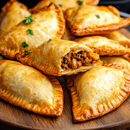 Low-carb beef empanadas cooked in the air fryer
