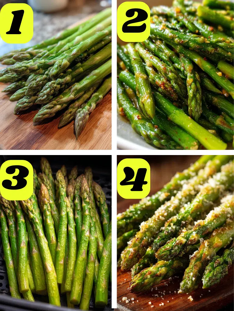 How to Make Garlic-Parmesan Air Fryer Asparagus