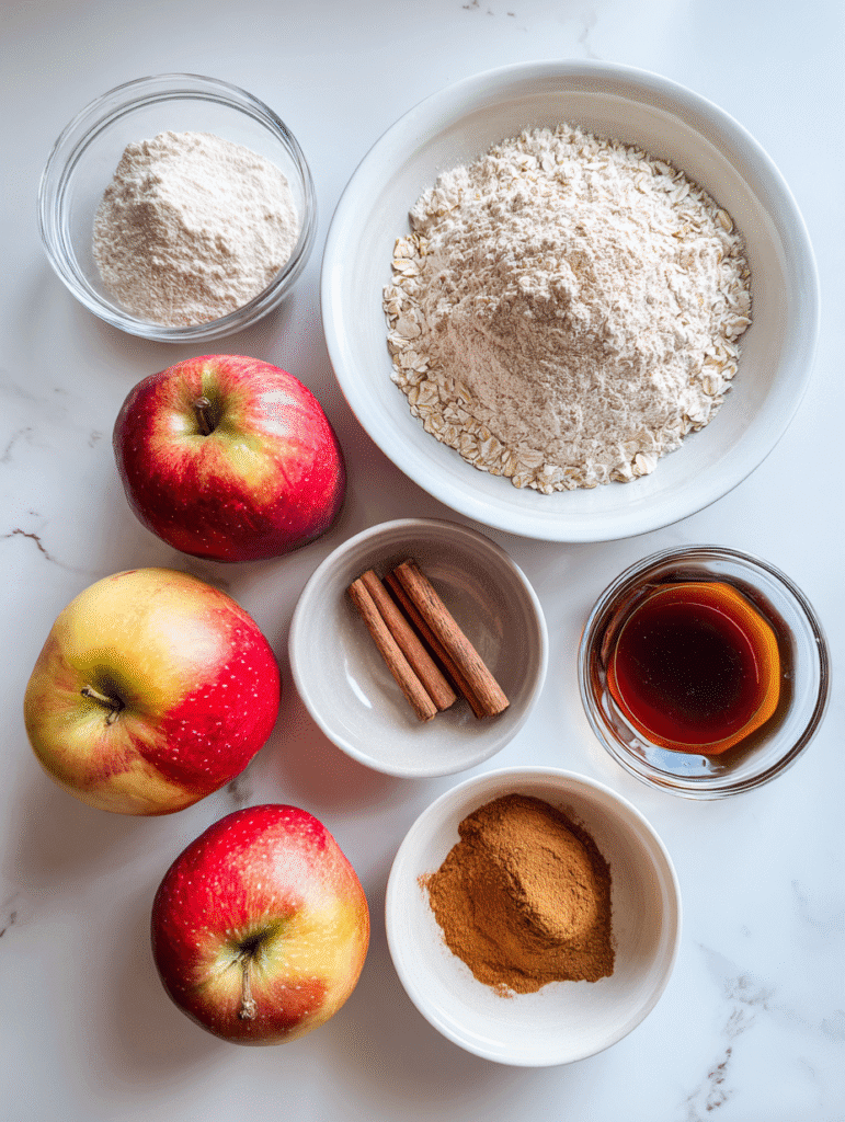 Healthy air fryer apple fritters close-up