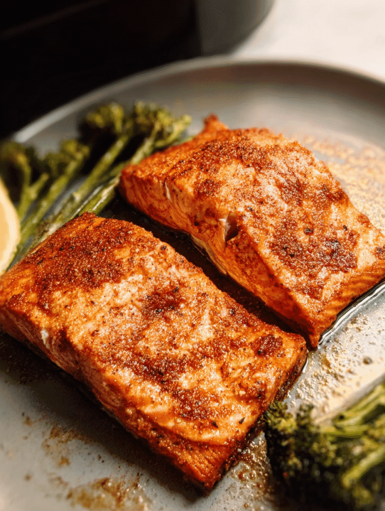 how to cook frozen salmon in the air fryer