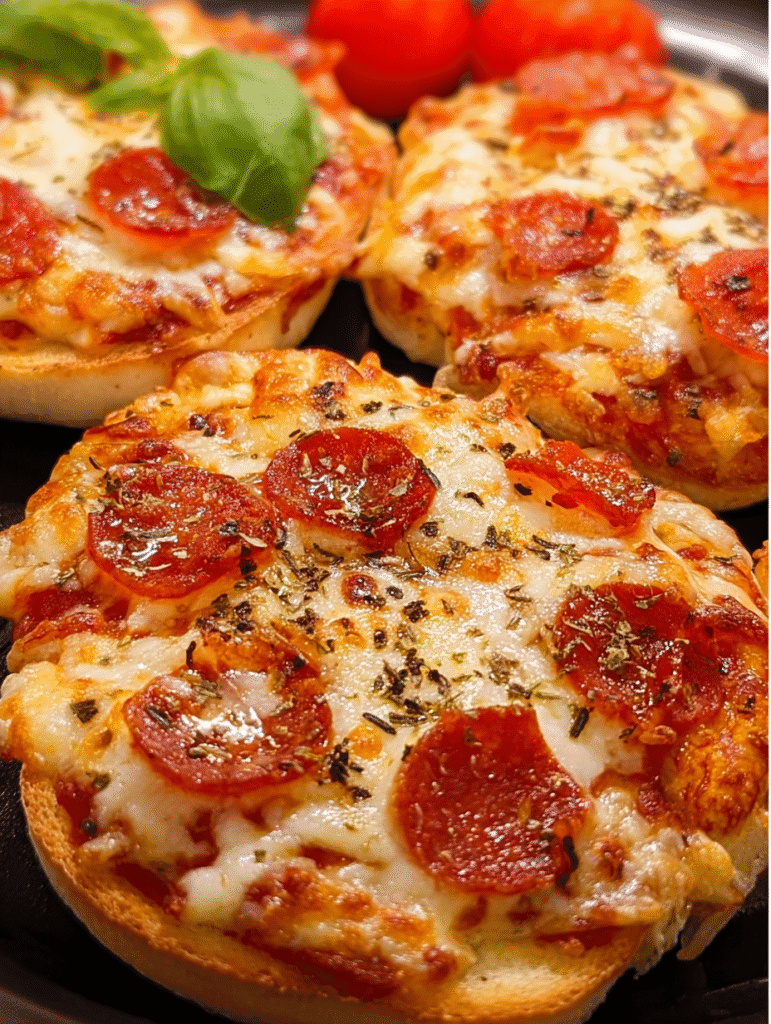 Mini Air Fryer Pizzas on Toast and English Muffins