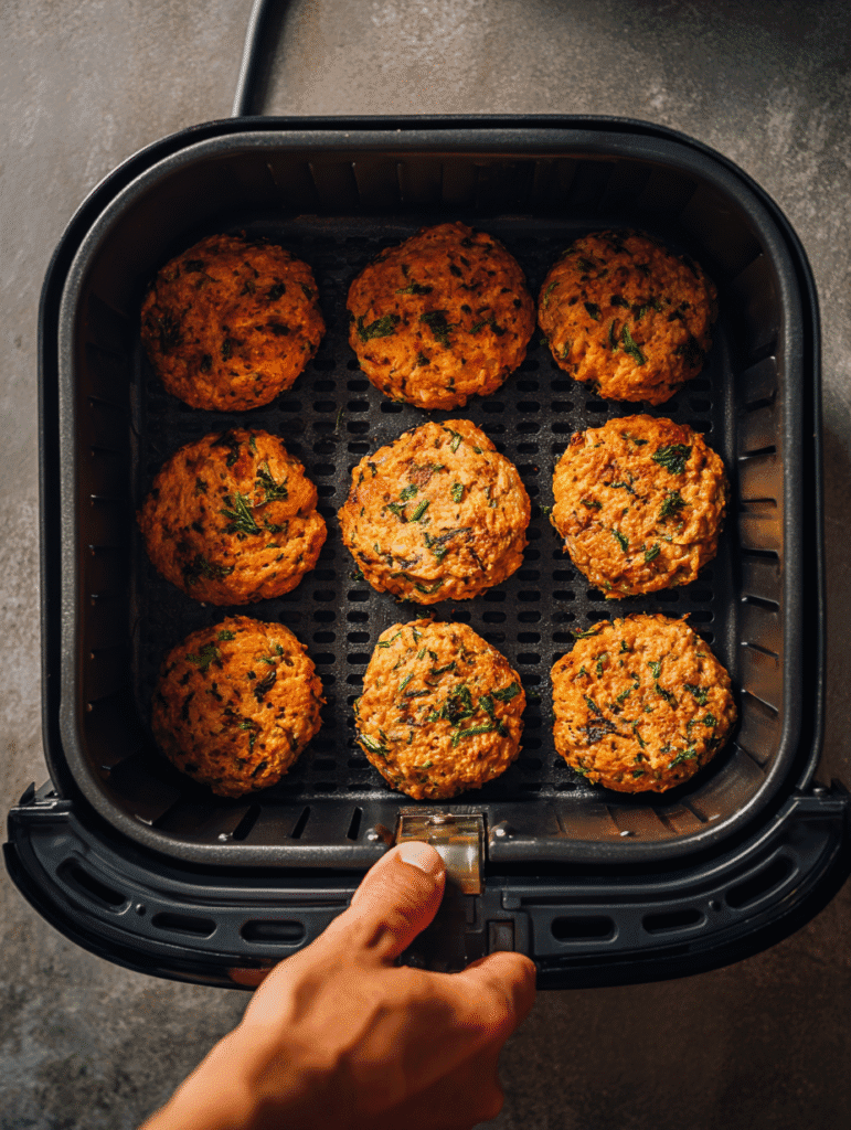 Ingredients for easy salmon patties in air fryer