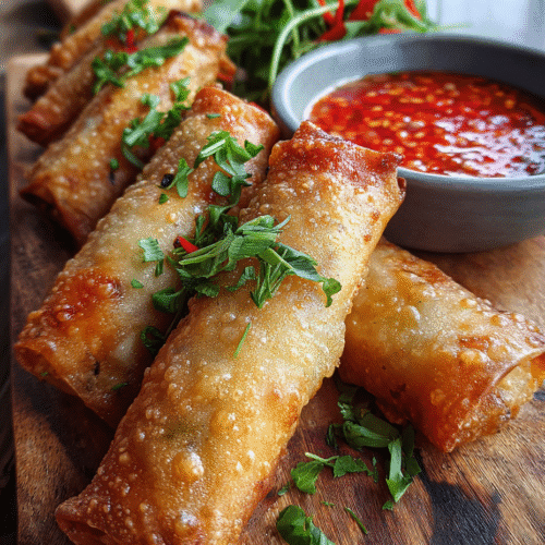 Veggie & Cheese Spring Rolls