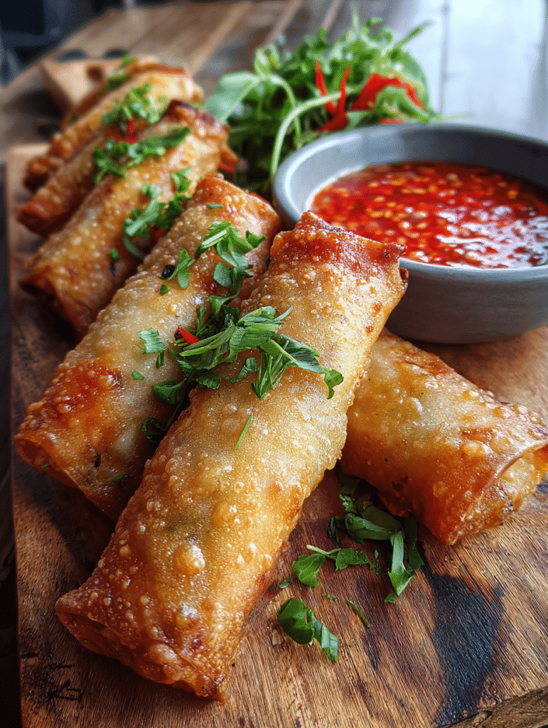 Veggie & Cheese Spring Rolls