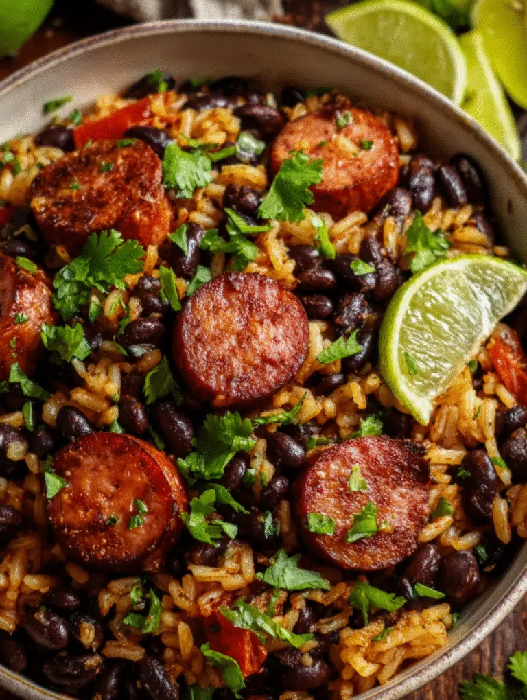 Crispy sausage cooking in an air fryer