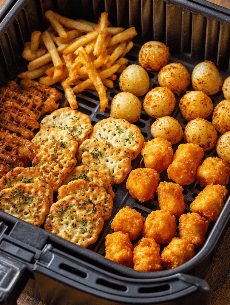 batch cooking air fryer snacks for the week