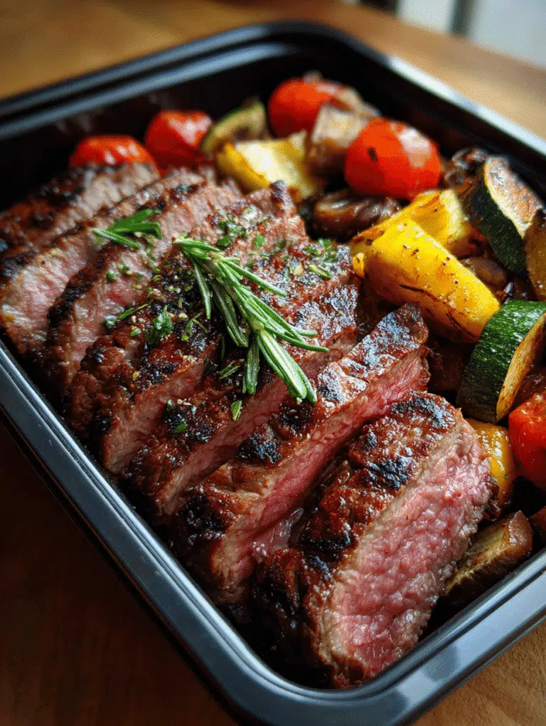 Best air fryer steak recipes for meal prep in container