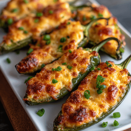 Cheesy Air Fryer Stuffed Jalapeños – Quick Party Snack
