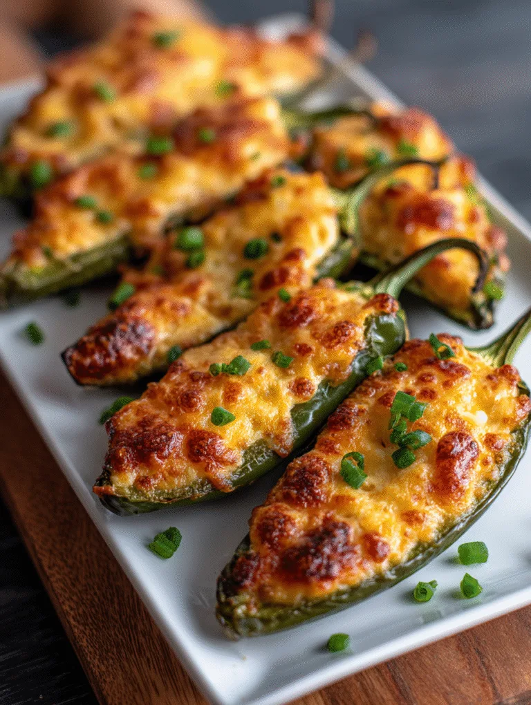 Cheesy Air Fryer Stuffed Jalapeños – Quick Party Snack