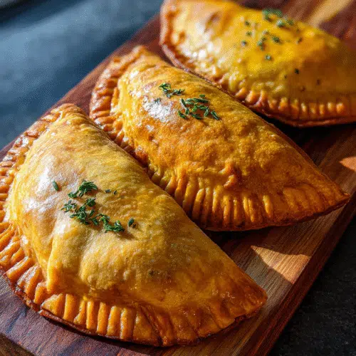 crispy frozen Jamaican beef patty in air fryer