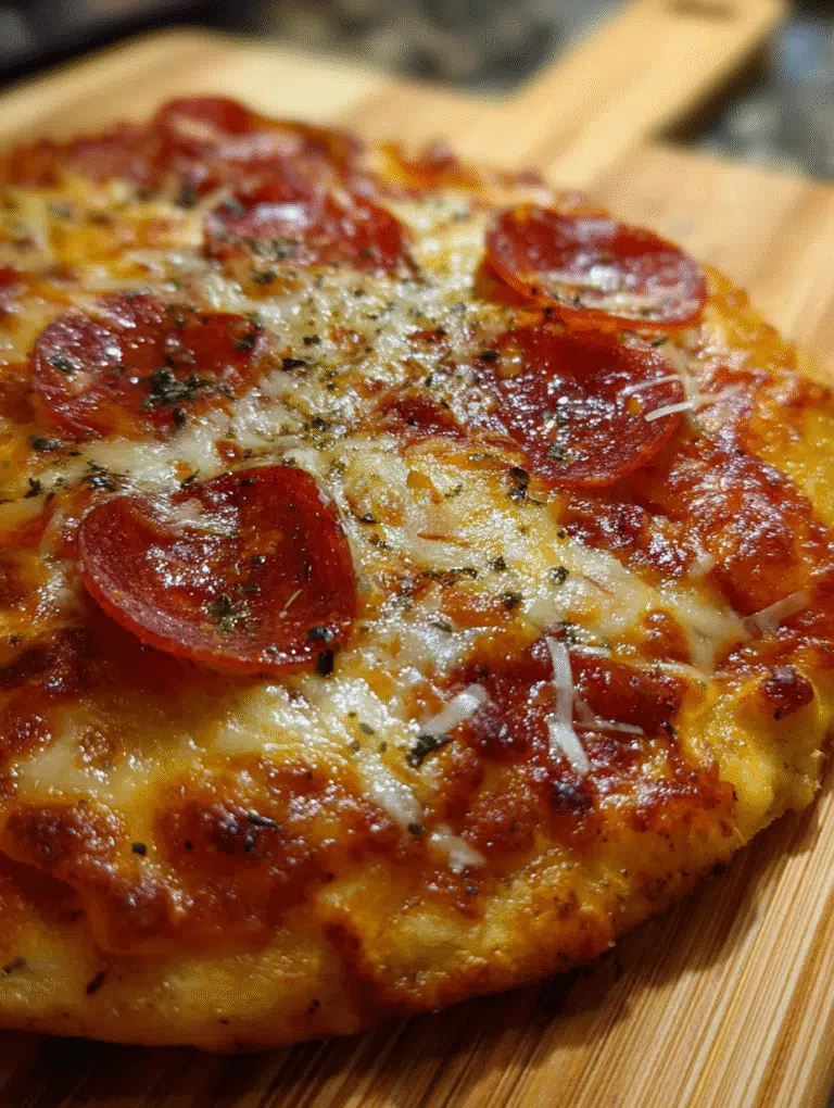 Easy 5 Minute Air Fryer Tortilla Pizza fresh out of the air fryer