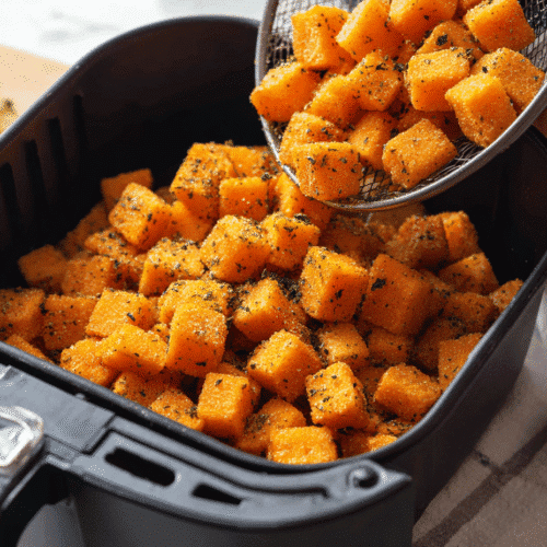 frozen butternut squash in air fryer
