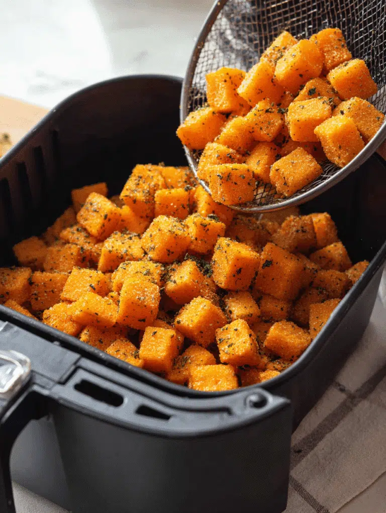 frozen butternut squash in air fryer