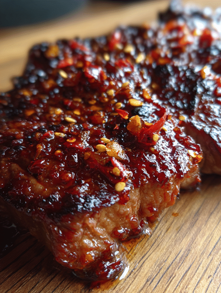 Korean BBQ gochujang air fryer steak marinade