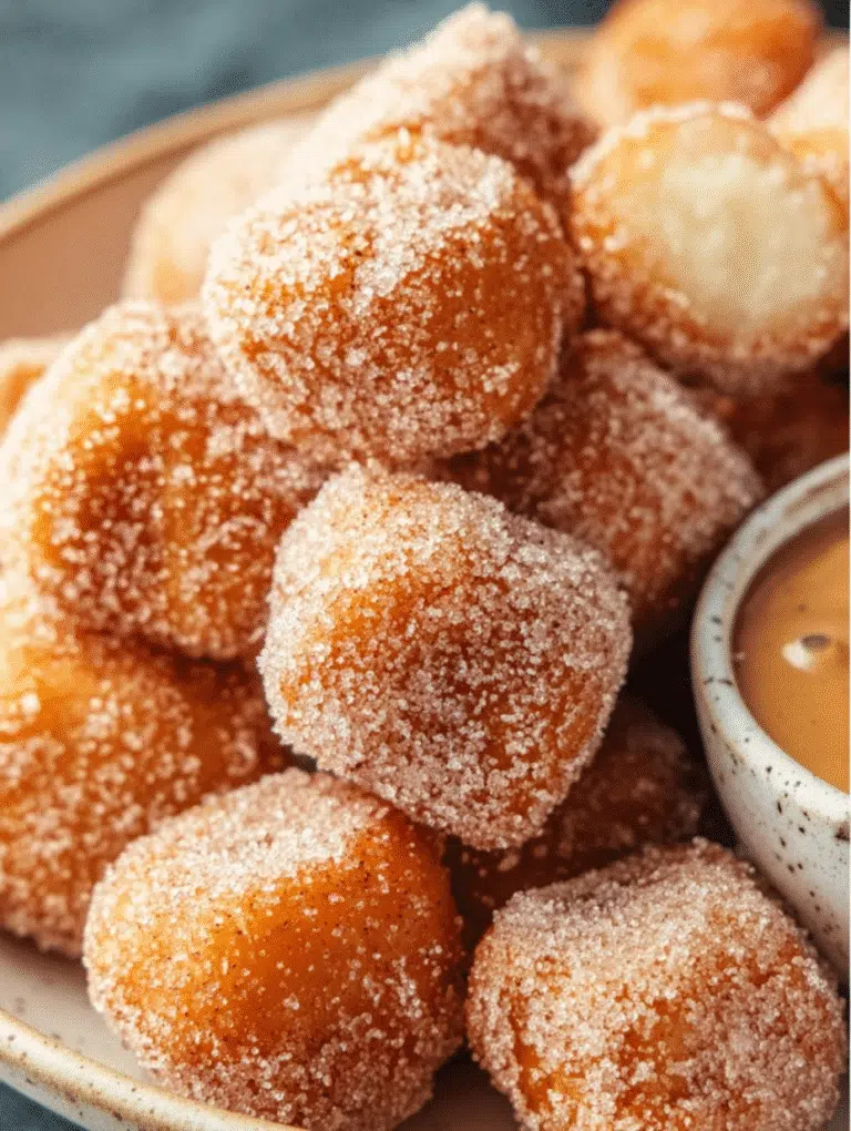 Healthy air fryer churro bites on a rustic plate