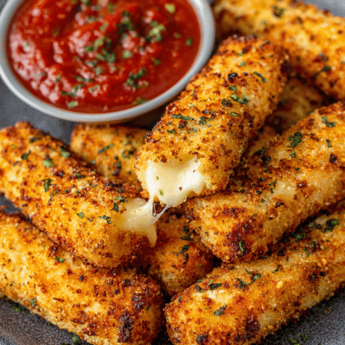 Quick Snack Recipe – 5-Min Air Fryer Mozzarella Sticks
