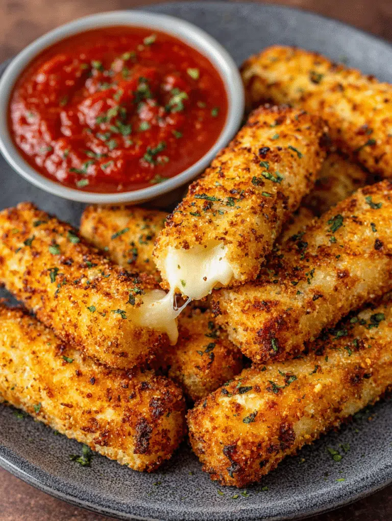 Quick Snack Recipe – 5-Min Air Fryer Mozzarella Sticks