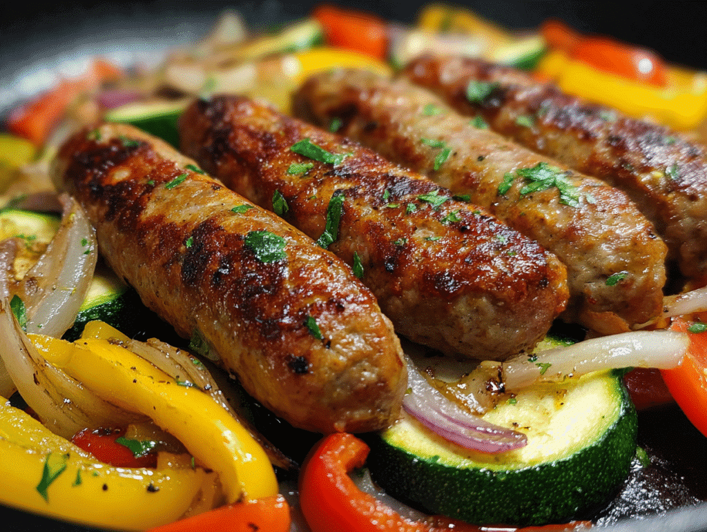 Beginner-Friendly Sausage and Veggie Skillet Air Fryer Recipe