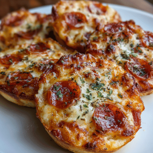 small and quick pizza snack in air fryer