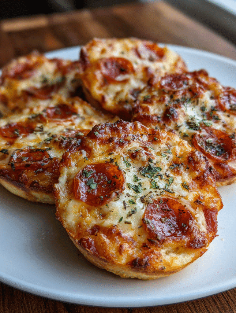 small and quick pizza snack in air fryer