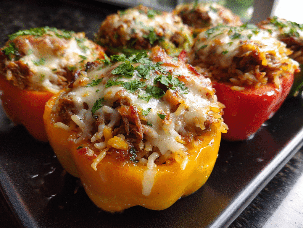 Beginner-Friendly Air Fryer Stuffed Bell Peppers