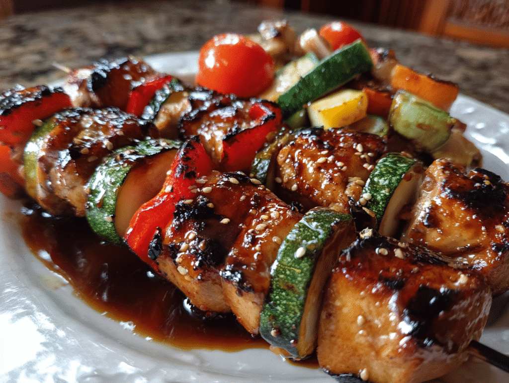 Beginner-Friendly Teriyaki Chicken Skewers Air Fryer Recipe