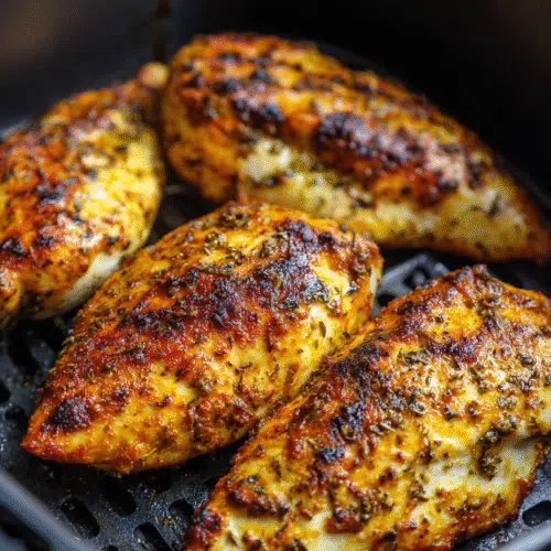 Juicy Air Fryer Chicken Breasts