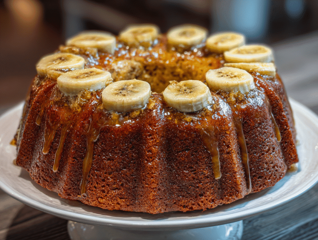 Air Fryer Banana Cake