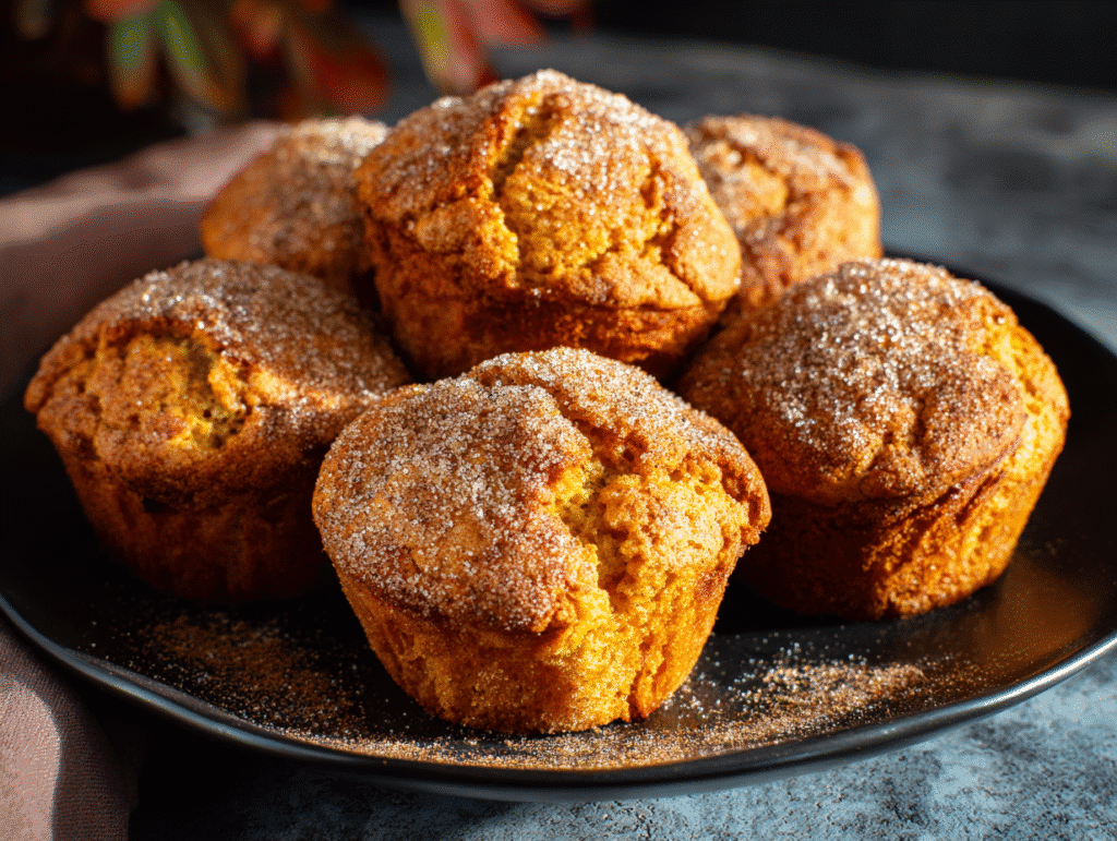 Air Fryer Pumpkin Spice Muffins