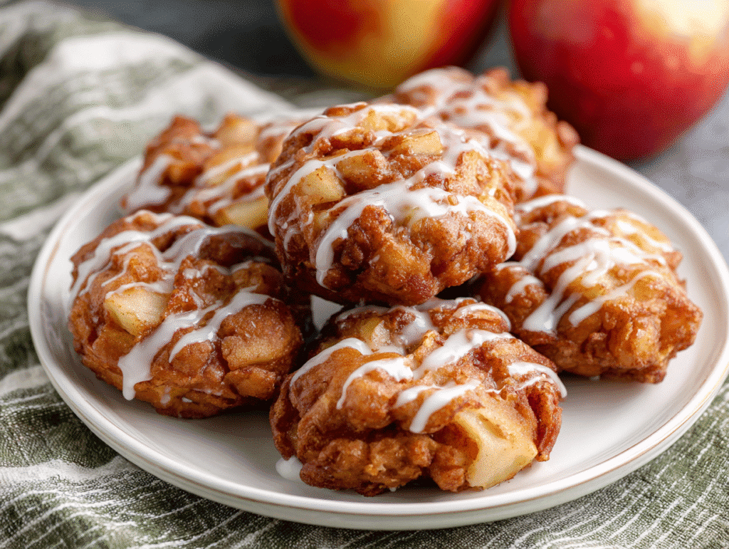 Healthy Air Fryer Apple Fritters