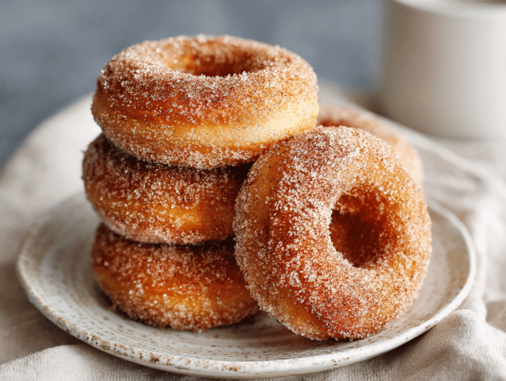 Pumpkin Spice Donuts in Air Fryer