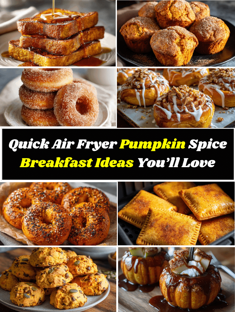 Quick Air Fryer Pumpkin Spice Breakfast Ideas You’ll Love