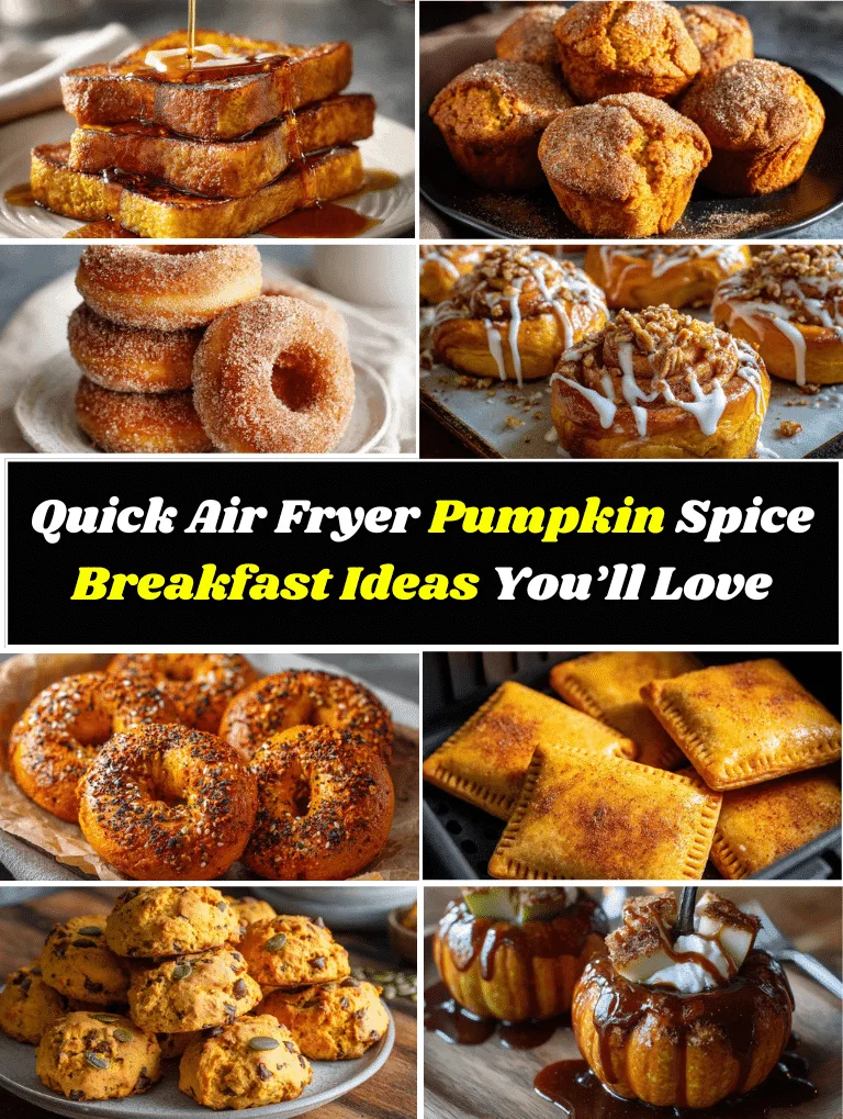 Quick Air Fryer Pumpkin Spice Breakfast Ideas You’ll Love