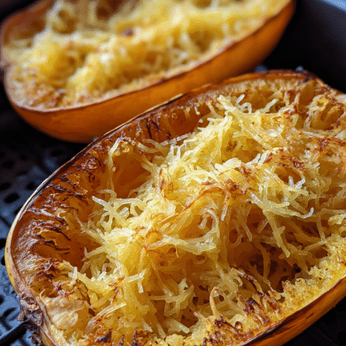 Spaghetti squash in air fryer crispy recipe