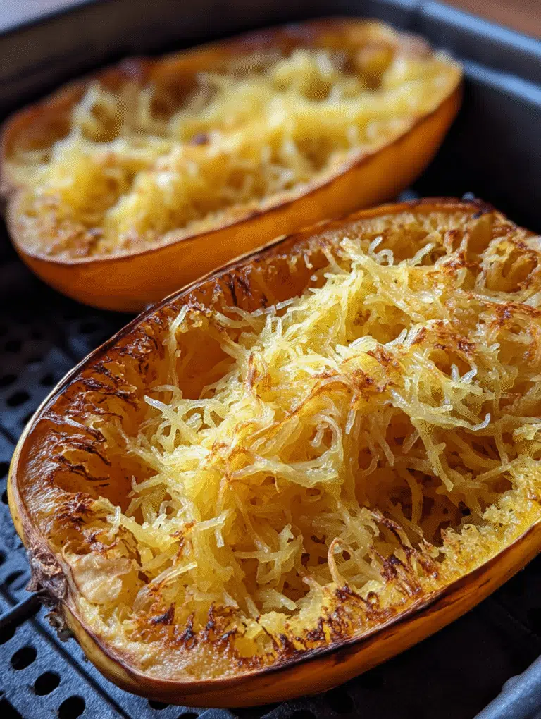 Spaghetti squash in air fryer crispy recipe