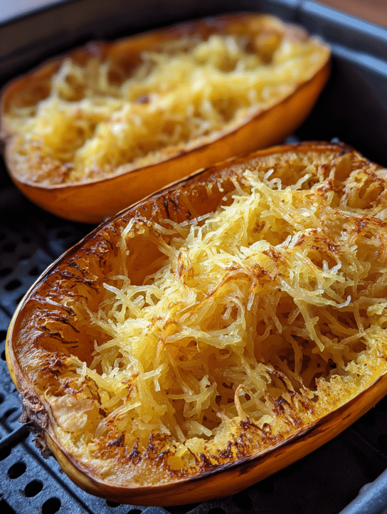 Spaghetti squash in air fryer crispy recipe