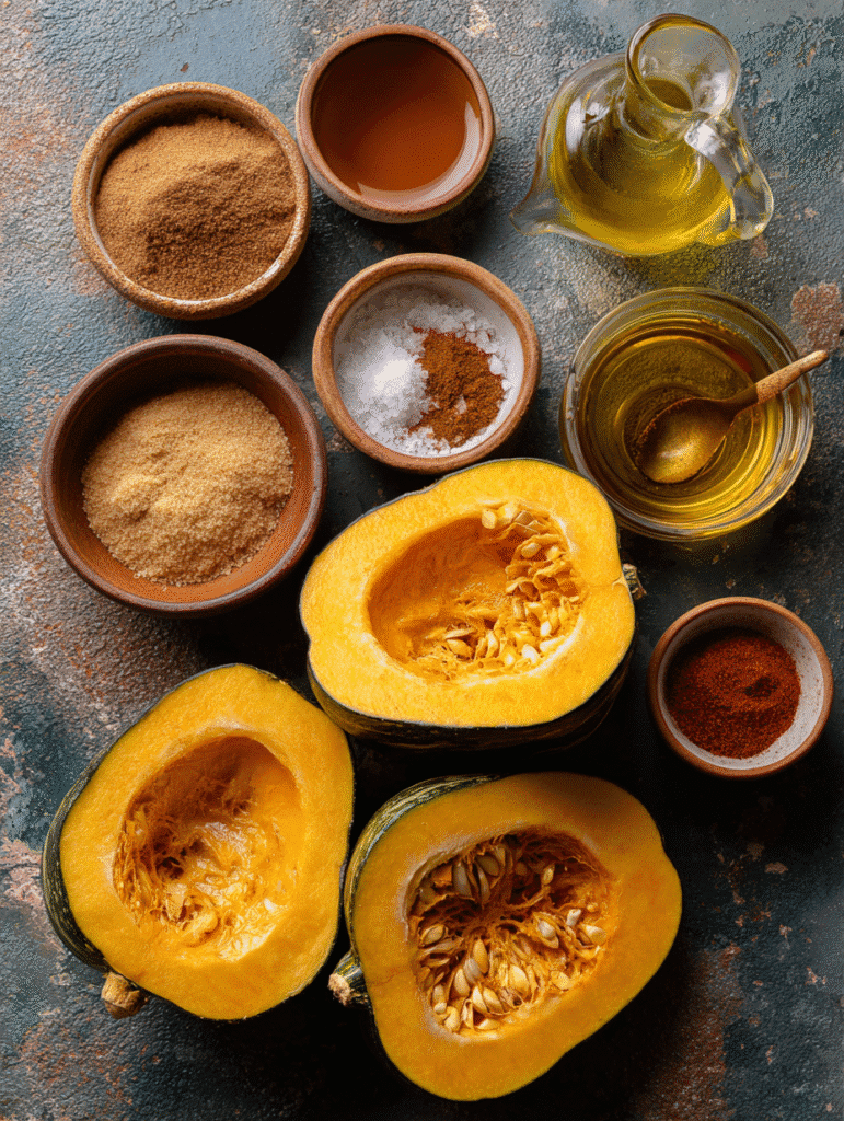 Air Fryer Acorn Squash cooking process