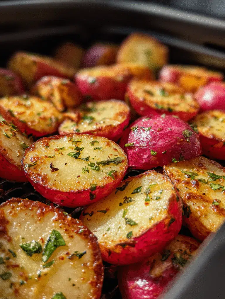 air fryer radishes crispy roasted