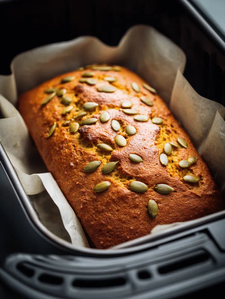Air Fryer Starbucks Pumpkin Bread