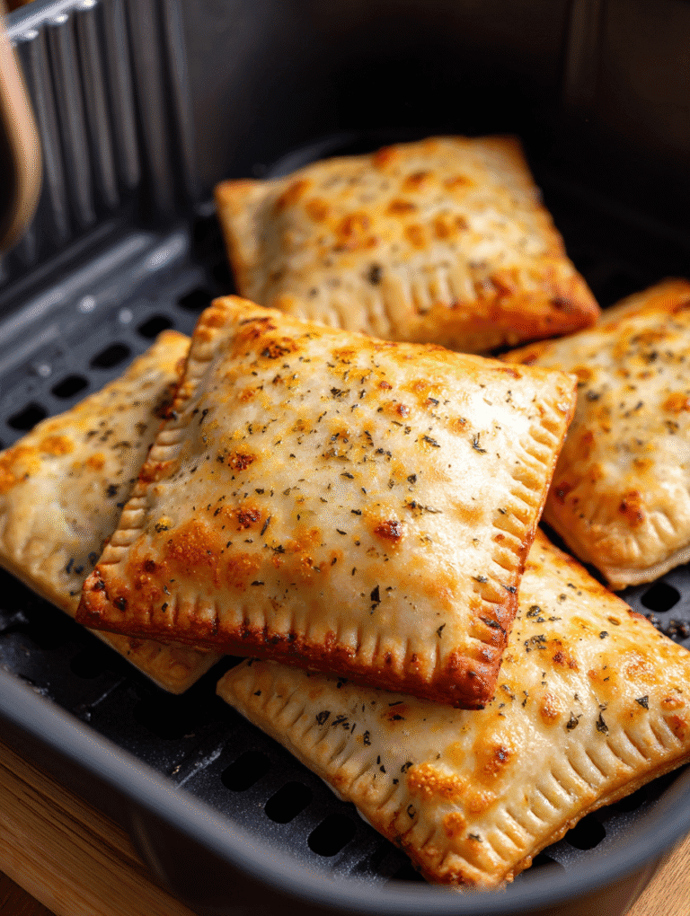 homemade pop tarts in air fryer with maple glaze